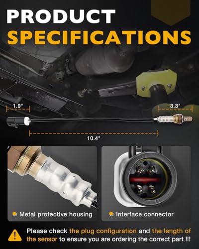 Sensor de oxígeno upstream downstream compatible Ford y más miniatura 3