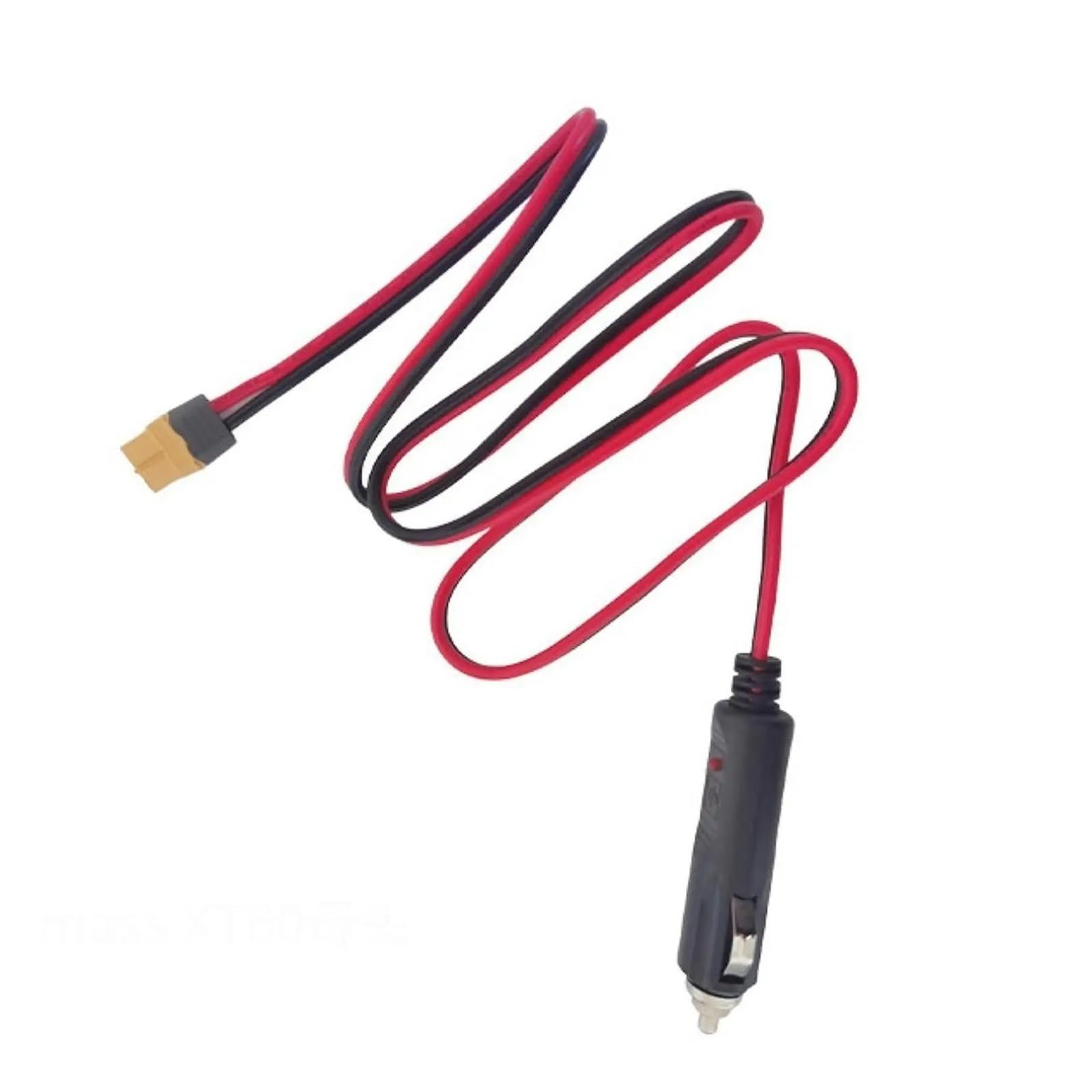 Przedłużacz do zapalniczki samochodowej 100 cm 12 V-24 V wtyczka męska do gniazda żeńskiego przewód ładowania z bezpiecznikiem 15 A do samochodu kampera ciężarówki
