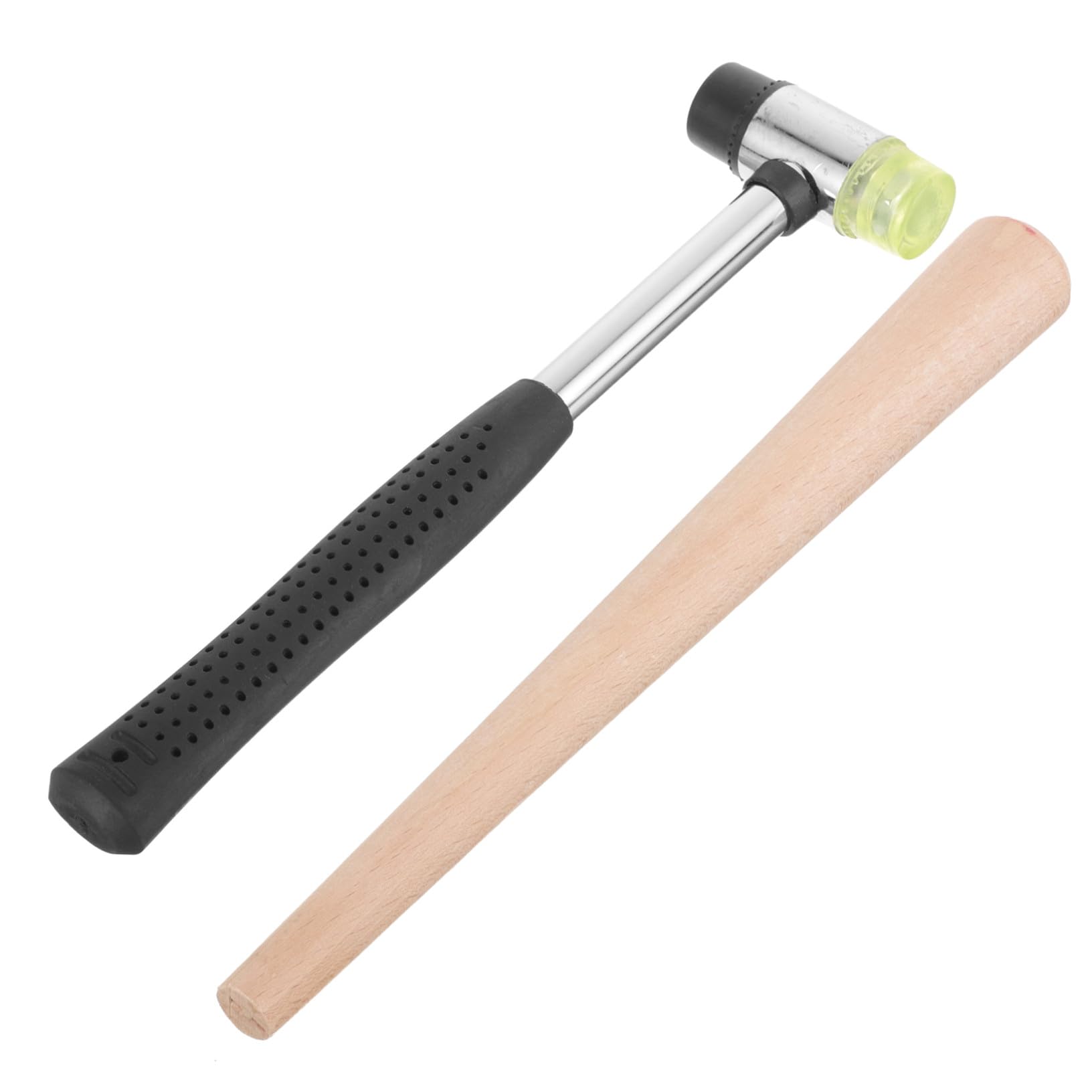 NOLITOY Kit Reparación Joyas con Mandril Ligero y Martillo de Goma Herramienta Forma Anillos para Ajustar y Forma Portátil y Práctico para Anillos de Boda y Joyería