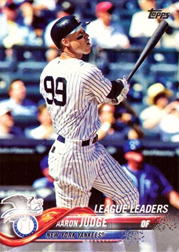 2018 Topps 193 Aaron Judge Baseball Card - 2017 Runs Batted In League Leaders