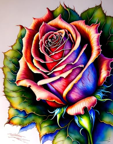 Toile murale Love Is Rose Meechi décoration murale salon moderne 50x70