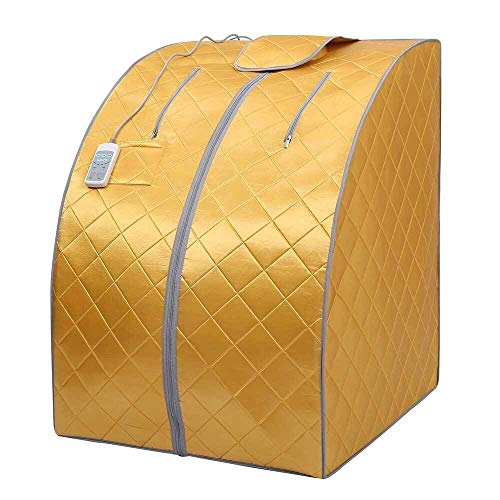 NO LOGO HMLSM Infrared Sauna Therapeutic Portable Infrared Sauna for Weight Loss Detoxification Home Dry Infrared Sauna SPA (Color : AJ PS01Y)