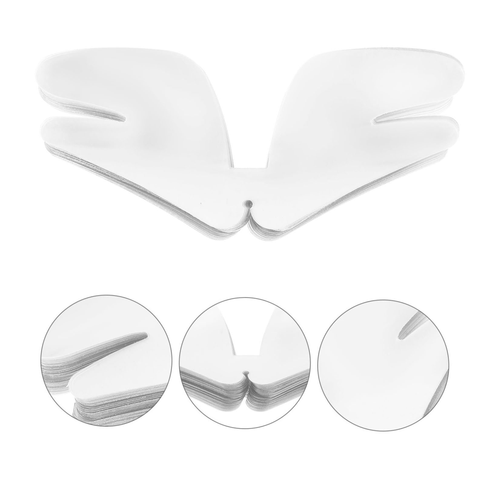 LIFKOME De Plástico Collar Brace Collar De La Camisa Talladora Collar Se Queda Camisa Se Queda Para Los Hombres Protectores De Cuello Para Camisas De Hombre Collar Talladora Para Los