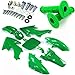TC-Motor Green Body Work Fender Plastic Fairing Kit Bolt Screws Kits Throttle Handle Grips For Honda Dirt XR50 CRF50 Pit Bike 50cc 70cc 90cc 110cc 125cc 150cc 160cc