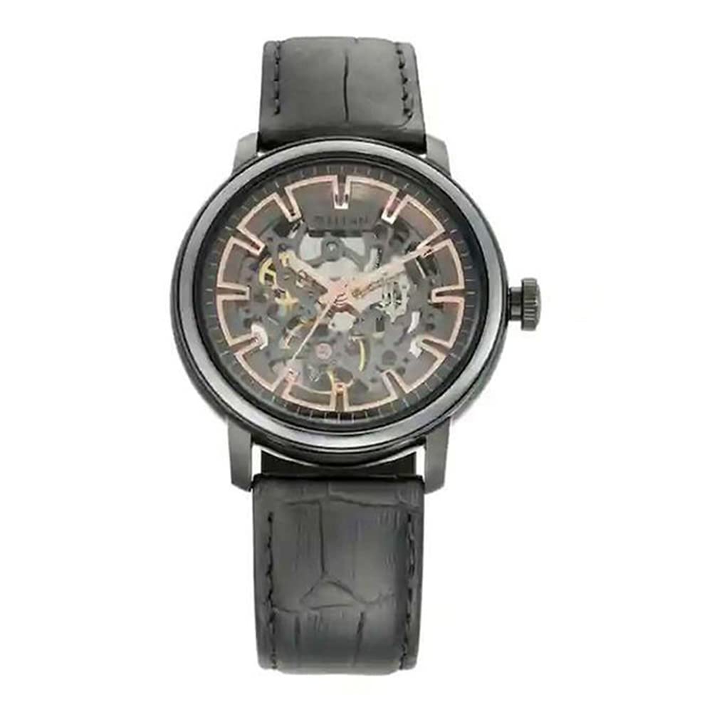 Titan Mens 49.90 x 12.50 x 44 mm Magnate Anthracite Dial Leather Analog Watch - NQ1797KL03F (B0BL16BBLK) Amazon Price History, Amazon Price Tracker