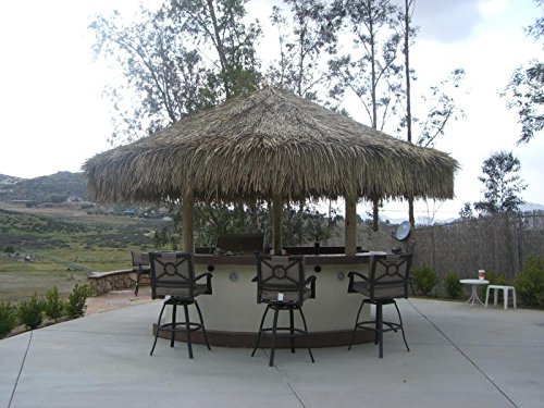 Forever Bamboo Mexican Palm Thatch Umbrella Cover Palapa Thatch Roofing Tiki Hut Umbrella Skirt 7Ft D #TOP1