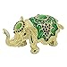 LiuliuBull Grüner thailändischer Elefant-Schmuckkasten-Kasten-Reichtum Glücksringhalter Tier-Statue Figur-Hauptdekor Geschenk Sammlerstücke (Color : Green)