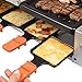 MasterChef Electric Raclette Table Grill w Non-Stick Grilling Plate & Cooking Stone- 8 Person Tabletop Cooker for Indoor, Smokeless Korean BBQ-Melt Cheese, Cook Meat & Veggies, Apps at Once-(19
