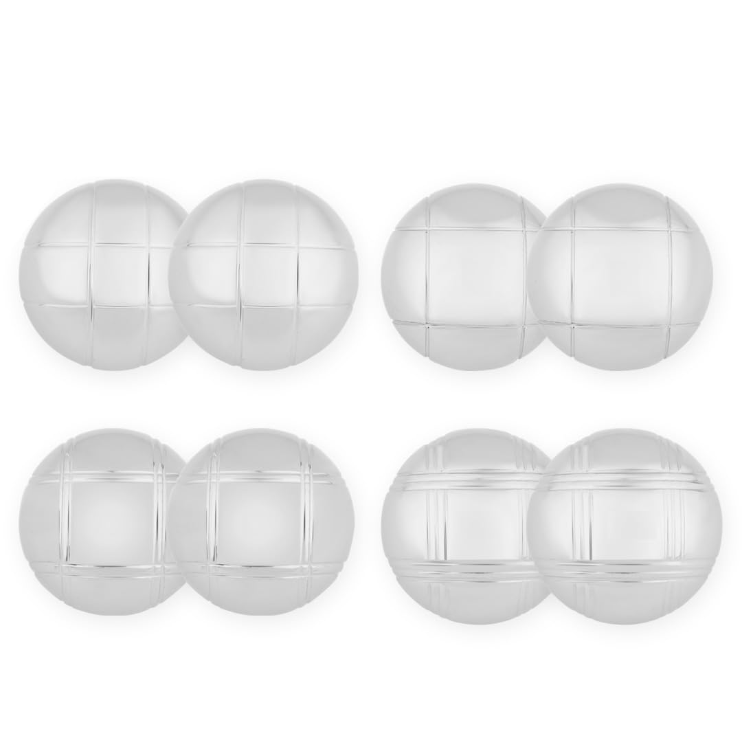 Engelhart Boules de Pétanque 8 Boules Sacoche Accessoires de Petanque - Boule Métal 74 mm 720 g - 2 Cochonnets Bois, Distance Mètre et Ramasse Boule Magnétique 2 à 4 Joueurs - Adulte Loisir 010203 | Jeu complet 8 boules pour 2 à 4 joueurs avec sacoche, co