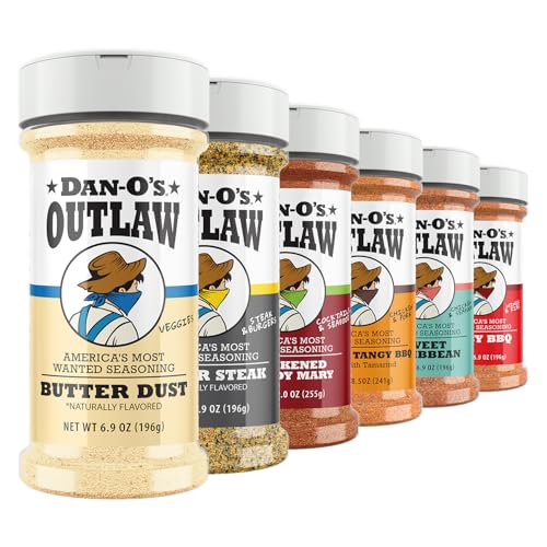 Dan-O's Outlaw Seasoning 6 Bottle Set