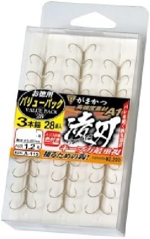 Gamakatsu Value Pack Brown Triple Hook Anchor A115 8-1.5 Fishing Hook