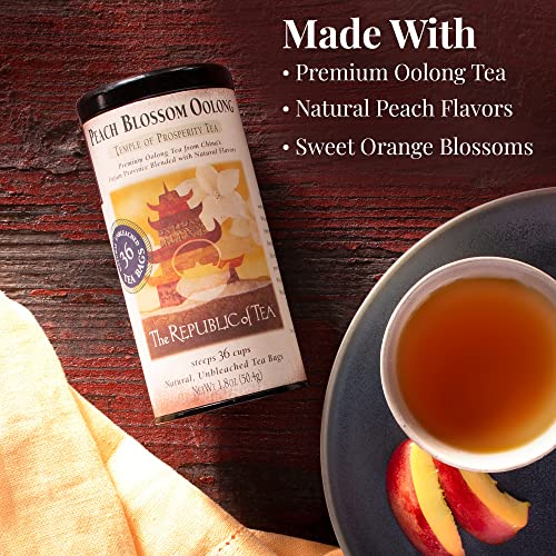 The Republic of Tea Peach Blossom Oolong Tea