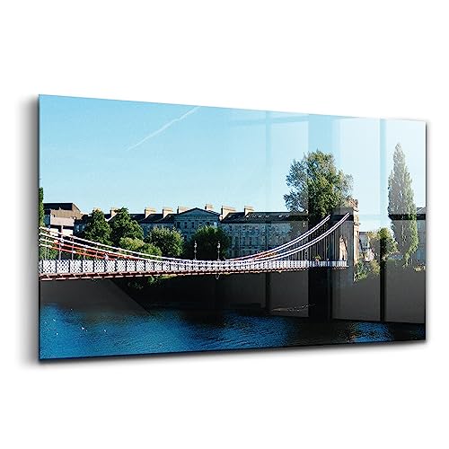 Image Décoration murale en verre d'art premium Wallfluent 120x60cm Écosse