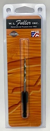 Miniatura 2 de Taladro de punta cónica de alta velocidad de 18 pulgadas con vástago hexagonal y sistema de bloqueo TPS, fabricado en los Estados Unidos por W.L