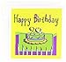 Produktbild Colorful zum 90. Geburtstag Kuchen und Kerzen  Grußkarte, 15,2 x 15,2 cm, Single (GC 20175 _ 5)