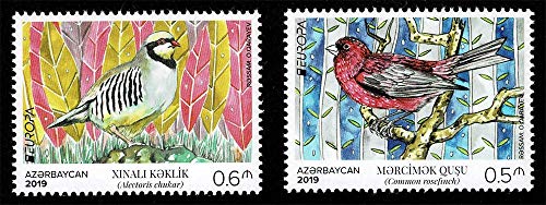 LaVecchiaScatola 2019 Azerbaigian Emissione Europa tematica Uccelli Serie