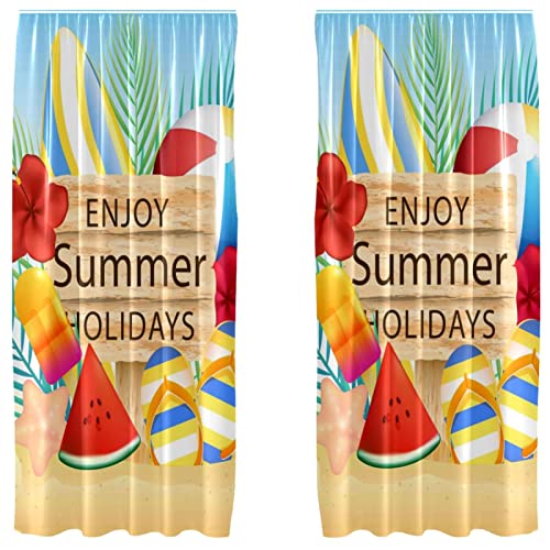 Rideaux occultants Summer Beach pour une ambiance de plage - 2