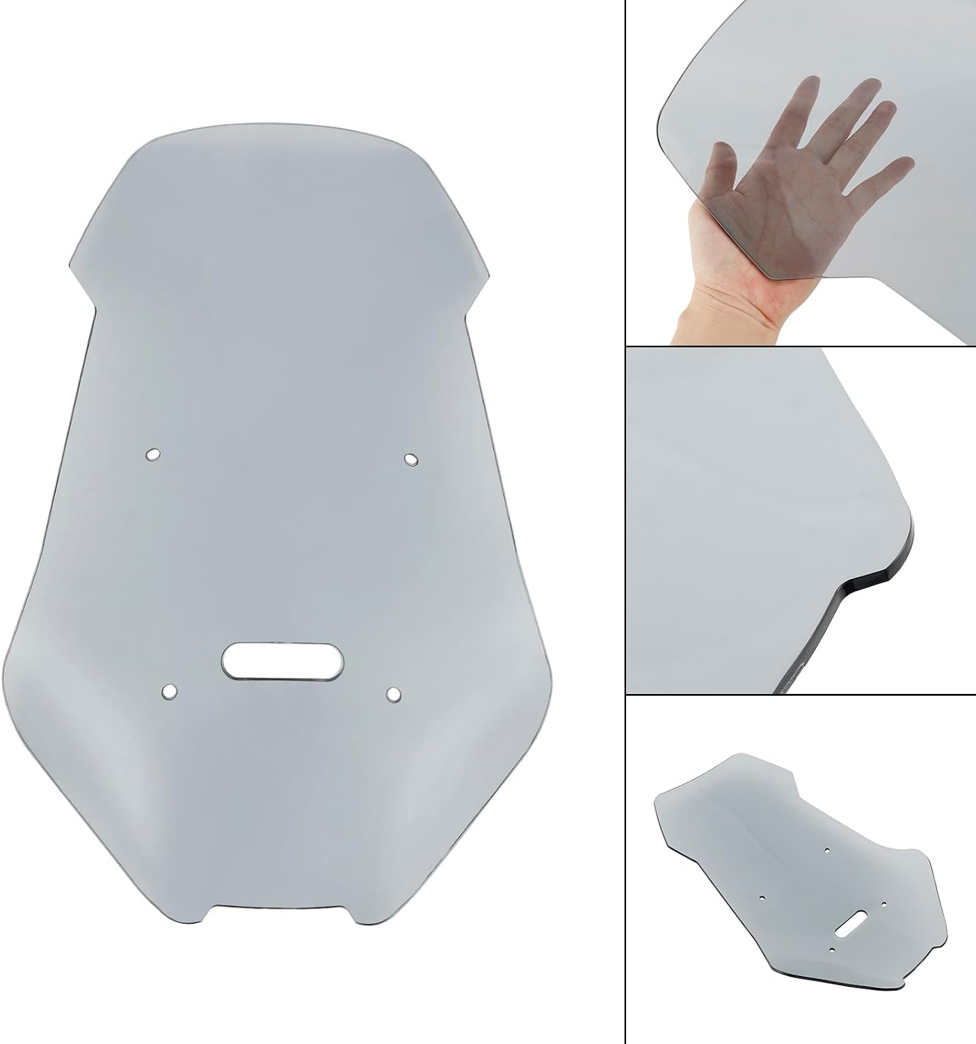 ABS Motorcycle Windshield WindScreen for HONDA ADV150 2019-2023, ADV160 2019-2023