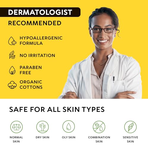 Turmeric Kojic Acid Cleansing Pads - Exfoliating Turmeric Pads for Face Dark Spots, Discoloration - Daily Skin Care for Men & Women - Natural Glow Facial Wash - Image 6