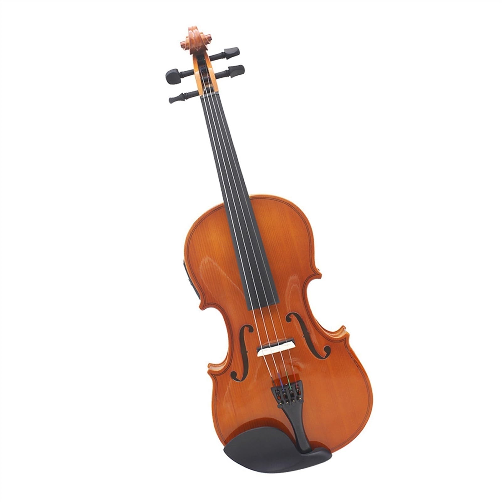 Violín Violín Eléctrico De Madera Original 4/4 Panel De Abeto Tela Cuerdas Y Otros Accesorios