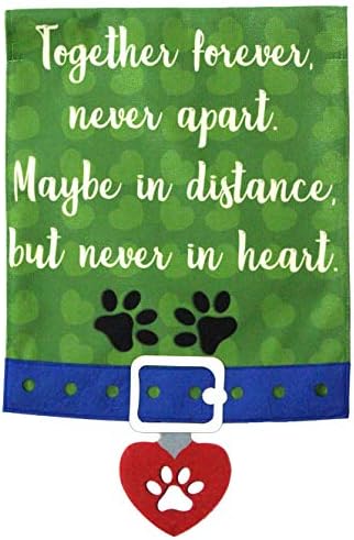 Pet Memorial Burlap Garden Flag Prayer Double-Sided 12.5″ x 18″ Briarwood Lane