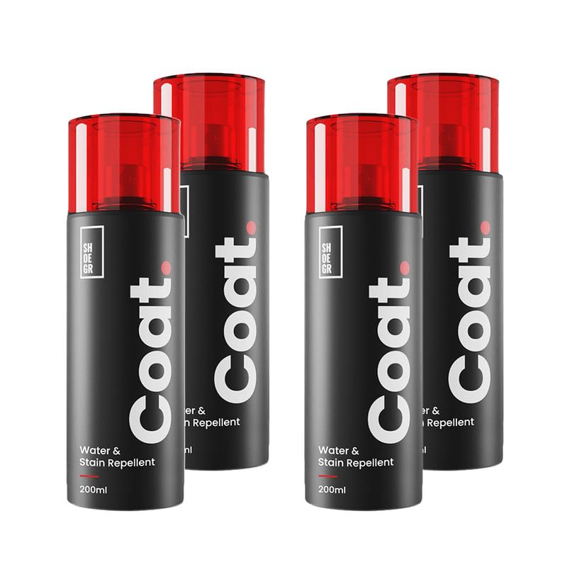 Image of SHOEGR Coat Water & Stain Repellent 200 ml | Invisible Waterproof Shield for Sneakers, Suede, Nubuck, Leather, Trainers, Canvas & Bags | Nano Protection from rain and dust