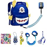 😃Forma es Linda, Conveniente y Práctica😃 Nuestra mochila anti-perdida tiene la imágenes de dibujos animados que los niños aman,este ​lindo arnés niños paseoarnés hará que a tus hijos les encante y disfruten usarlo en todas partes.