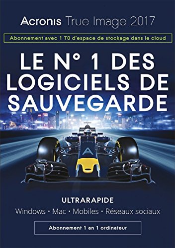 Acronis True Image Subscription 1 poste + 1 TB Acronis Cloud Storage - Abonnement d'un an - 1...