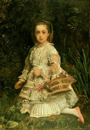 Cuadro en Lienzo de John Everett Millais Cuadro Decorativo de 60x90cm para Oficina