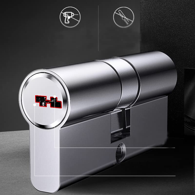 Wkładka bębenkowa. Cam Unibody Shell Anti Violence Podwójny frezowany rowek z podwójną kulą Słupek boczny Zabezpieczenie przed kradzieżą Cylinder z rdzeniem(100mm x32.5mmx67.5mm)
