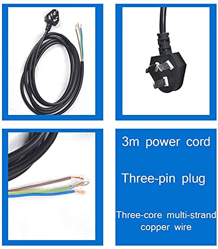 Ventiladores de parede, ventiladores elétricos industriais de alta potência, metal resistente de alt