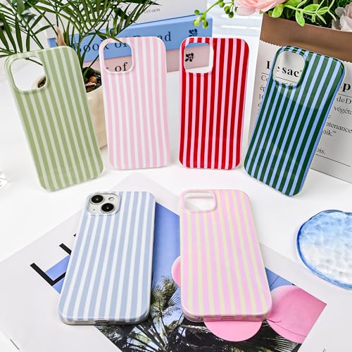 SleekCover Cute Striped Case for iPhone 15 6.1",Pink by SleekCover - Used condition - Image 7