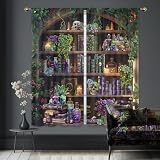 Mitpok Halloween Gothic Skull Curtains