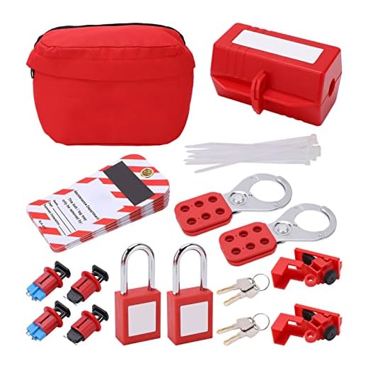 Electrical Lockout Tagout Padlock Kit