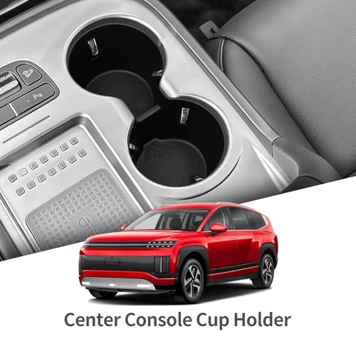 Porte-gobelet console centrale Hyundai Ioniq 9, fixez vos bouteilles et rangez vos clés - 6