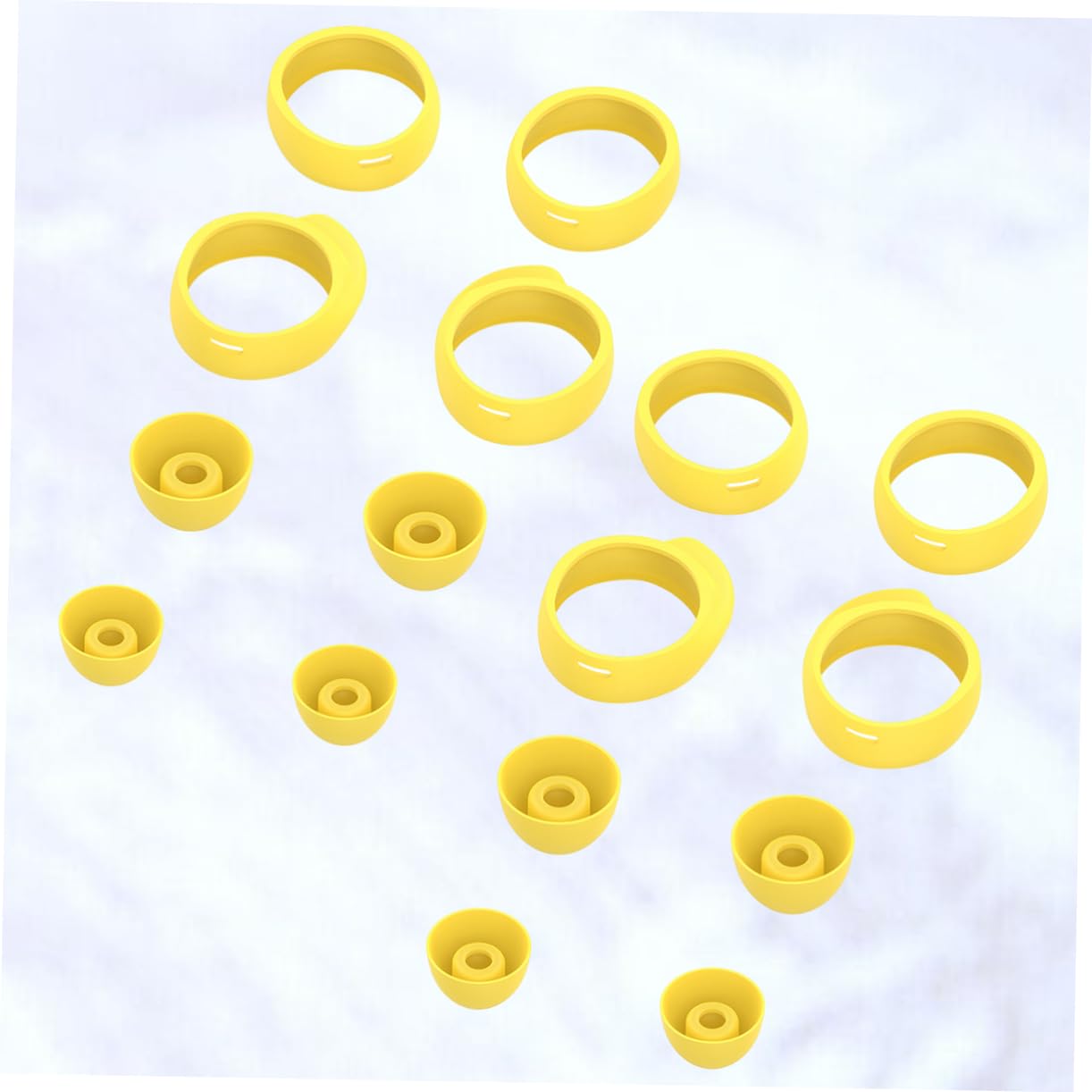 Gogogmee Plus Ear Tips Replacement Buds Earbuds Plugs Headset Cover for Earbuds 16 Pack