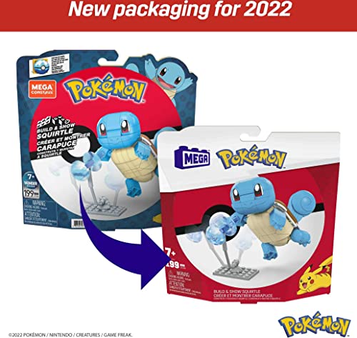 MEGA Construx GYH00 – Pokémon Schiggy, Spielzeug ab 7 Jahren MEGA Construx GYH00 – Pokémon Schiggy, Spielzeug ab 7 Jahren