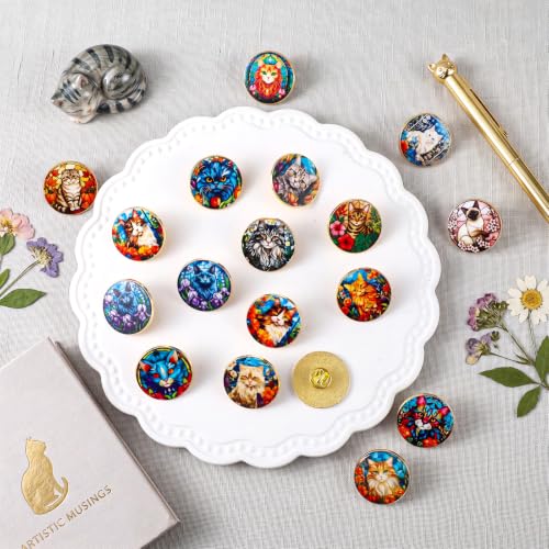 Image of 30 /60 Pcs Cute Enamel Pins Bulk Lapel Brooch