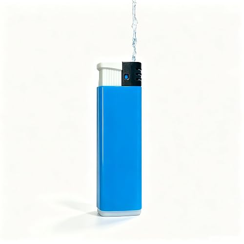 Realistic Lighter Water Gun, Mini Prank Squirt Gun with 8ft