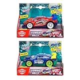 Dickie Toys - Spielzeugauto Midnight Racer (14cm) - Streets N BEATZ Auto mit Metallkarosserie, Rückzugsmotor, Licht & Musik, für Kinder ab 3 Jahre (2 Modelle, zufällige Auswahl)
