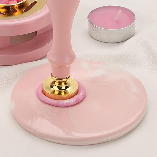 Miniatura 7 de TEHAUX 2 almohadillas de sellado de cera, posavasos redondos y octágonos, placa de respaldo de sello de cera, posavasos de mármol, placa de