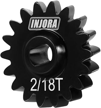 INJORA 18T Underdrive Worm Differential Axle Gears for 1/24 SCX24 AX24