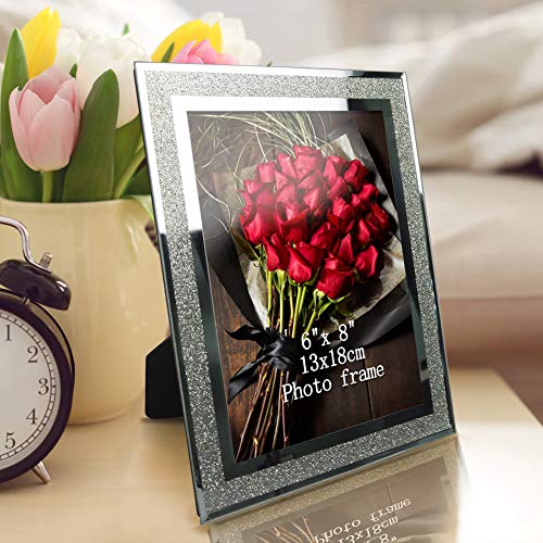 Amazon Brand - Umi Glitzernder Bilderrahmen aus Glas 15x20cm, 2er Set – Bild 7