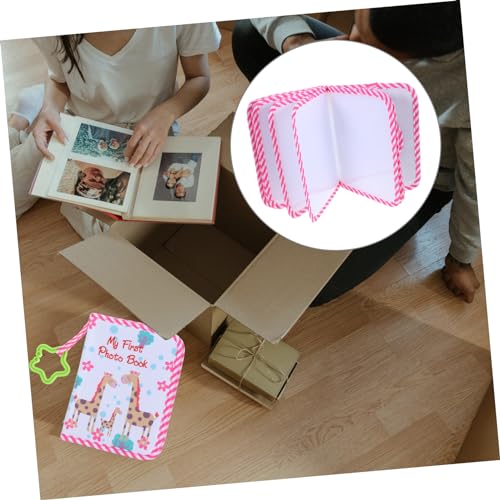 ERINGOGO álbum de crescimento presentes o presente livro de álbum livro de fotos de pano de bebê que