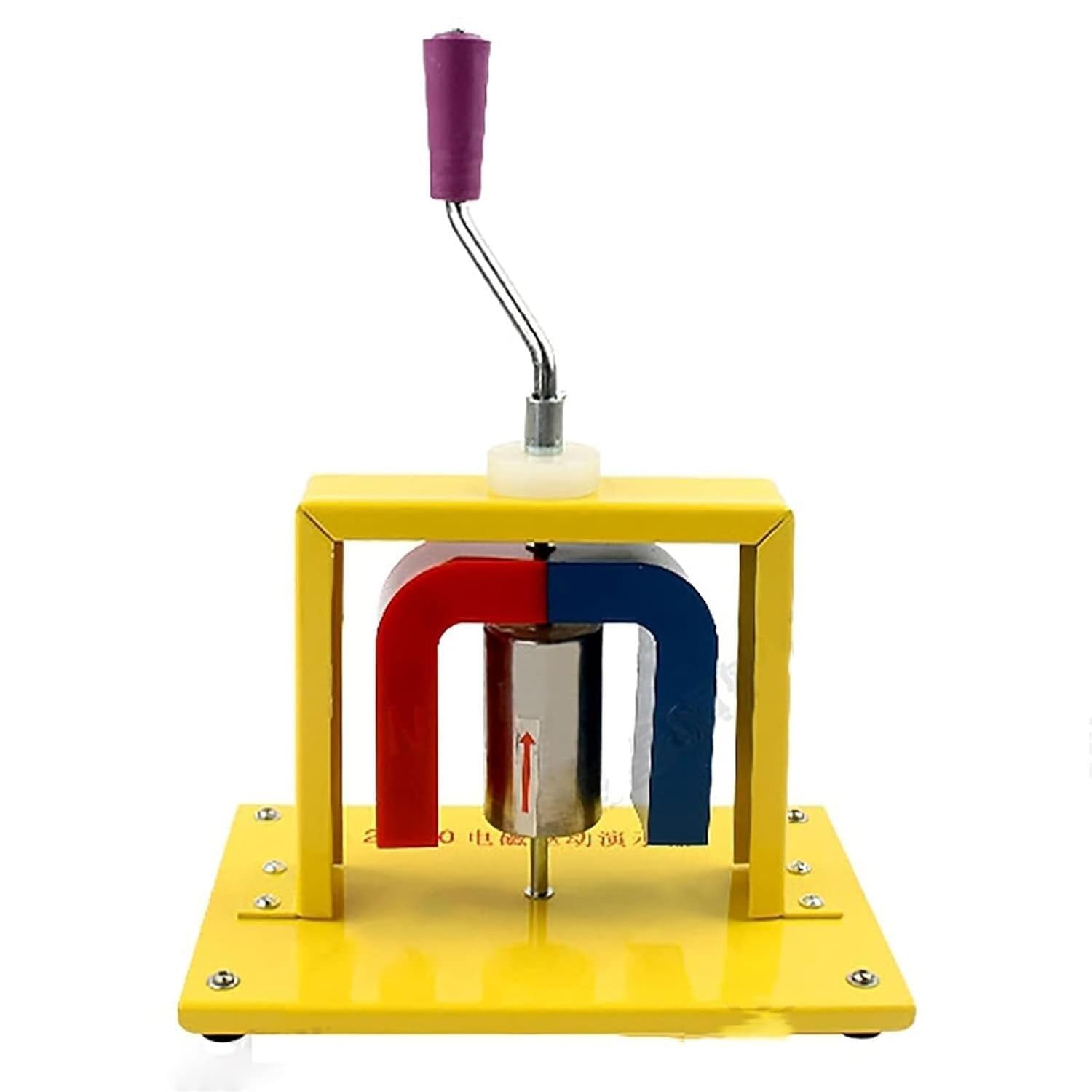 ZXYHLLGK Electromagnetic Drive Demonstrator, Newtonian Physics Experiment Apparatus, Induction Teaching Instrument with Rotatable Aluminum Barrel for Magnetic