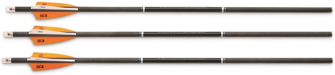 Guide Gear Trophy Hunter Pro Carbon Crossbow Bolts 20 inch Lighted Nocks, Hunting Archery Arrows by Victory Archery, 3 Pack