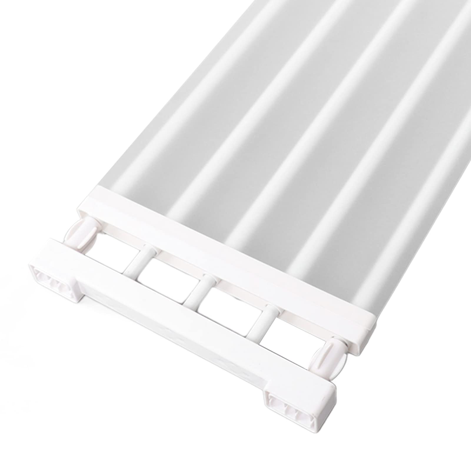 Scaffale di Tensione dell'Armadio, Scaffale Espandibile in Metallo Organizzatore Regolabile Separatore Divisorio Fai-da-Te per Armadio Armadio Bagno (Lunghezza 75‑120 cm / 29,5‑47,2 Pollici)