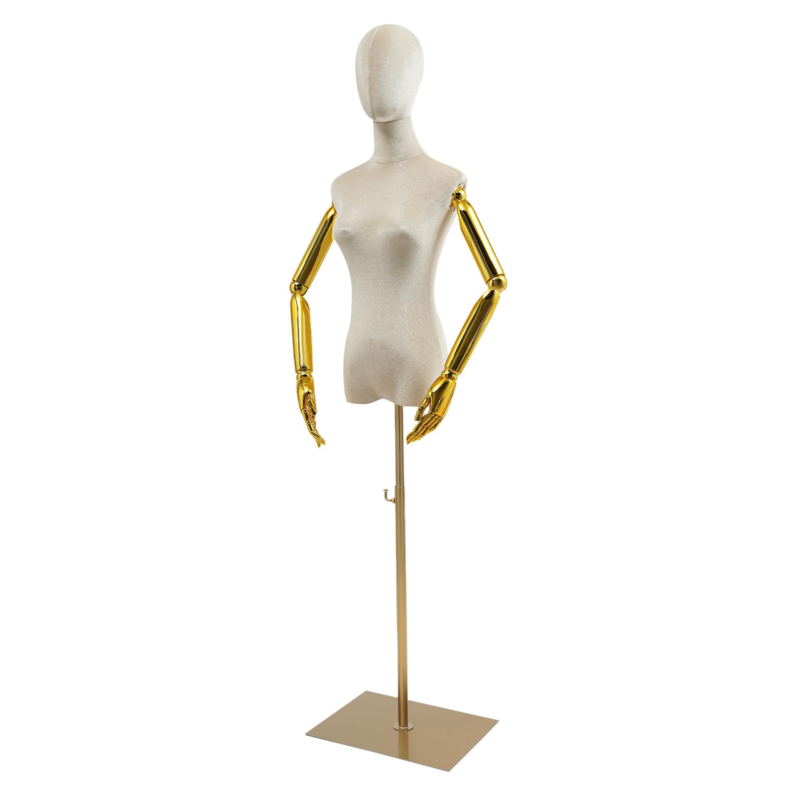 Manekiny damskie, regulowana wysokość 150-200 cm, manekin, półwyświetlacz, do sukienek, biżuterii