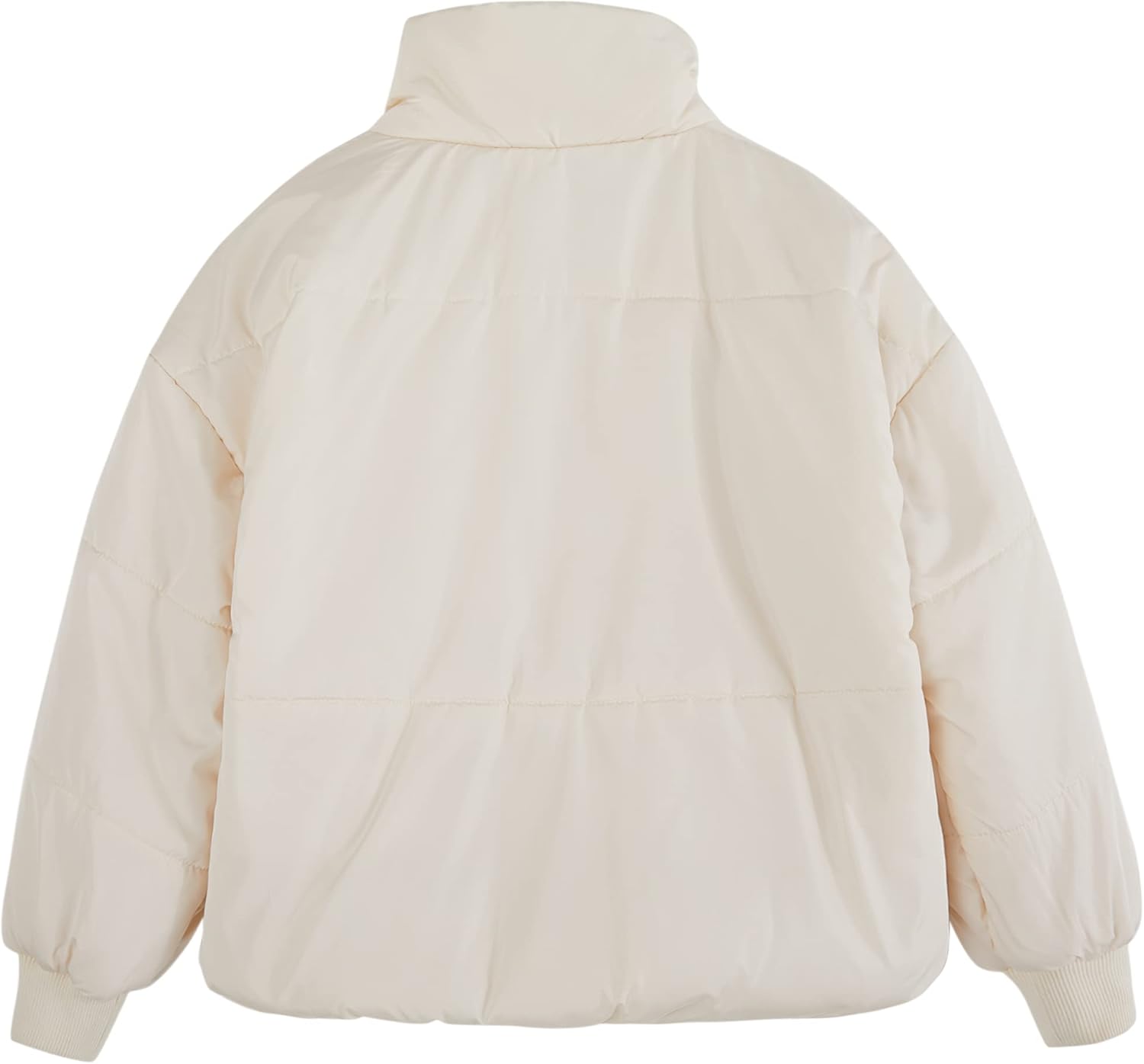 rrhss Girls Winter Long Sleeve Zip Puffer Jacket Kids Baggy Short Down Coats - Image 3