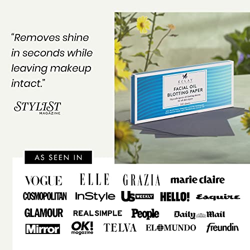 𝗪𝗜𝗡𝗡𝗘𝗥 𝟮𝟬𝟮𝟯* Oil Blotting Sheets For Face, Activated Bamboo Charcoal Blotting Paper For Oily Skin Control, Compatible With Oil Absorbing Roller, Clears Sebum, 100 Oil Absorbing Sheets #TOP6